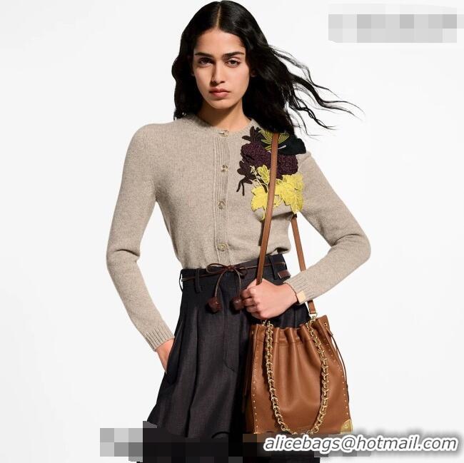 Big Discount Louis Vuitton Noé Trunk Bucket bag in Calfskin leather M29131 Tan Brown 2026