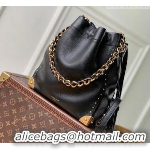 Super Quality Louis Vuitton Noé Trunk Bucket bag in Calfskin leather M29391 Black 2026