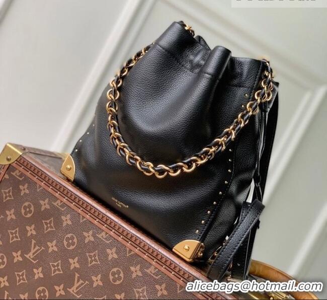 Super Quality Louis Vuitton Noé Trunk Bucket bag in Calfskin leather M29391 Black 2026