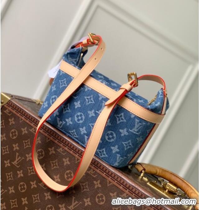 Promotional Louis Vuitton Cruiser Toiletry Bag in Blue Denim M27945 2026