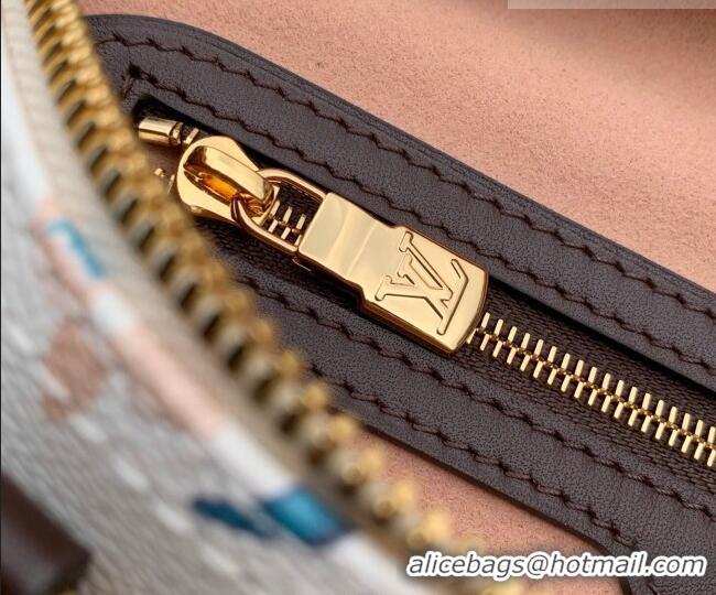 Low Cost Louis Vuitton Speedy Soft 30 Bag in Monogram Dune Canvas with Flora Print M29066 2026 Monogram Eden Collection