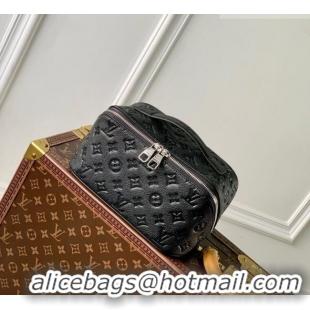 Grade Quality Louis Vuitton Toiletry Bag in Monogram Leather M11750 Black 2026