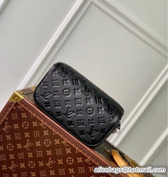Grade Quality Louis Vuitton Toiletry Bag in Monogram Leather M11750 Black 2026