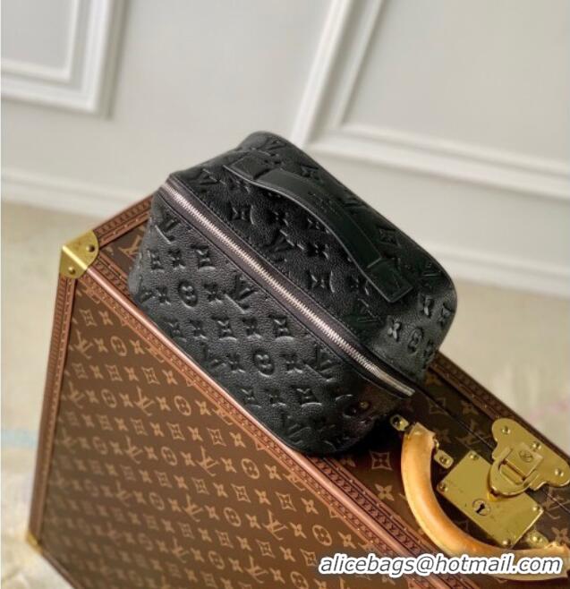 Grade Quality Louis Vuitton Toiletry Bag in Monogram Leather M11750 Black 2026