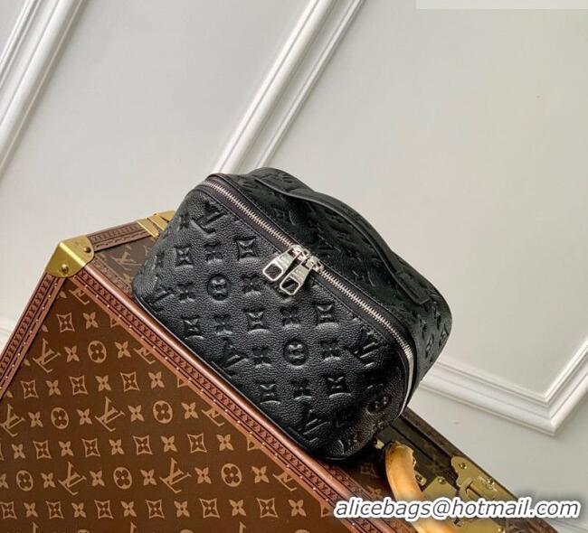 Grade Quality Louis Vuitton Toiletry Bag in Monogram Leather M11750 Black 2026
