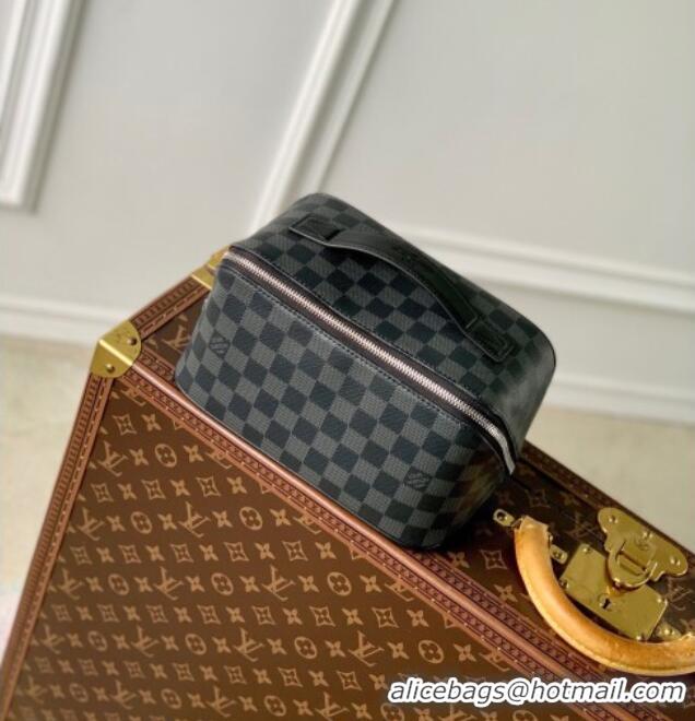 Buy Discount Louis Vuitton Toiletry Bag in Damier Canvas N11750 Black 2026