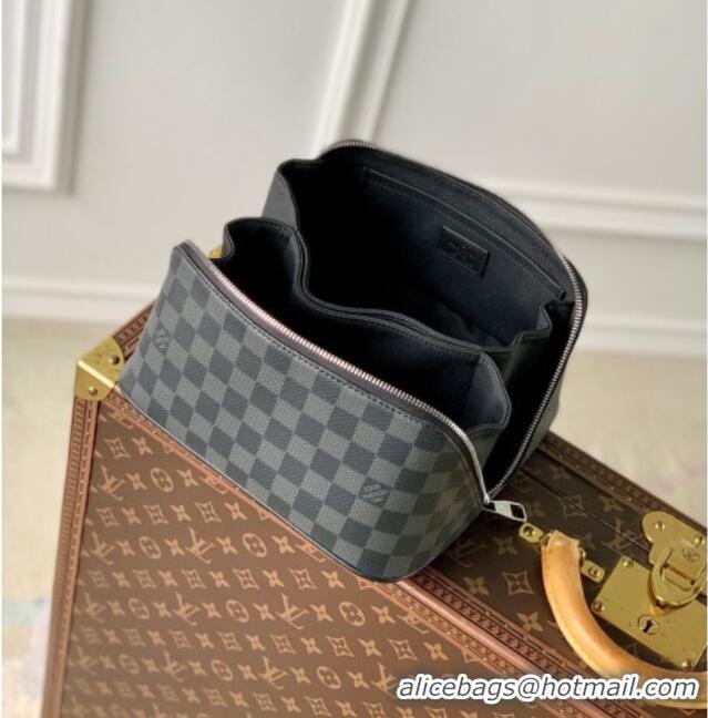 Buy Discount Louis Vuitton Toiletry Bag in Damier Canvas N11750 Black 2026