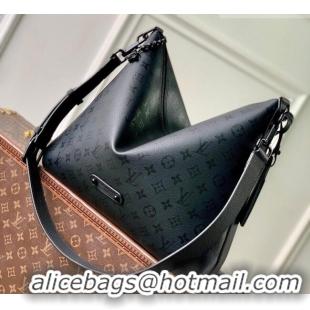 Grade Quality Louis Vuitton Vagabon Hobo bag in Monogram Midnight Canvas M27856 Black 2026