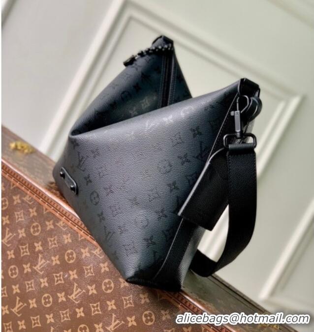 Grade Quality Louis Vuitton Vagabon Hobo bag in Monogram Midnight Canvas M27856 Black 2026
