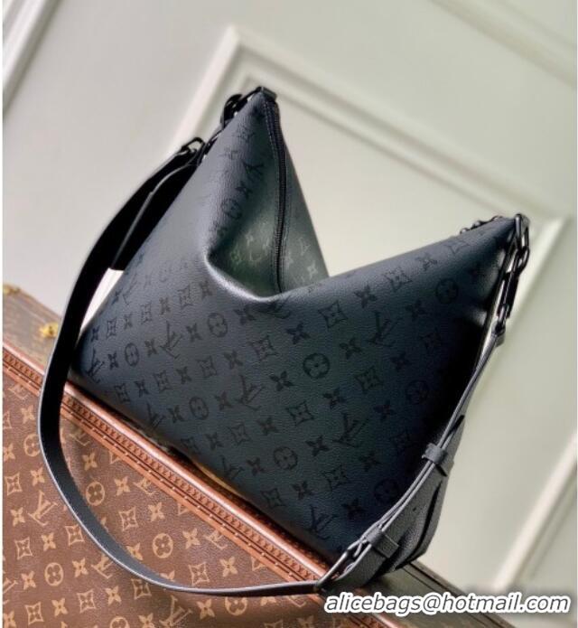 Grade Quality Louis Vuitton Vagabon Hobo bag in Monogram Midnight Canvas M27856 Black 2026