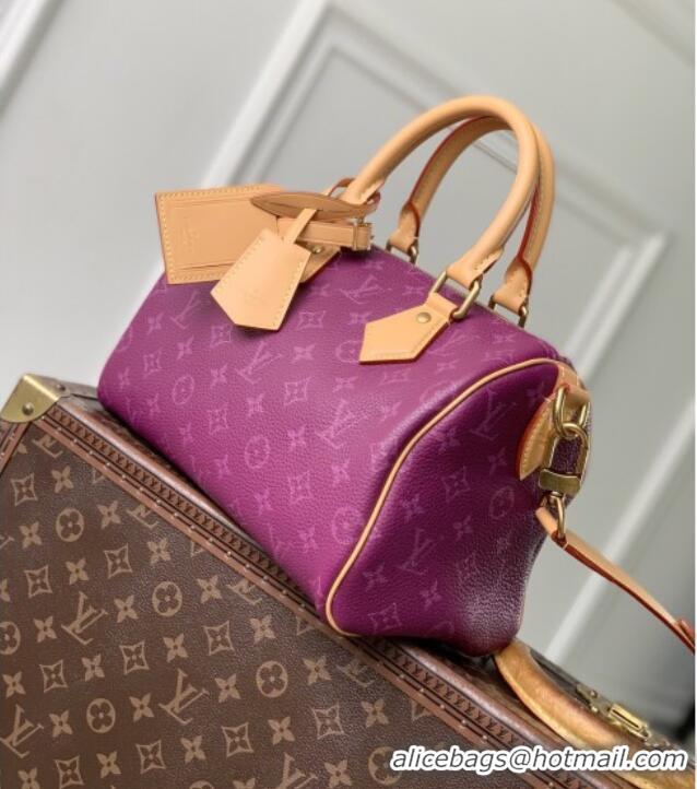 Top Quality Louis Vuitton Speedy P9 Bandoulière 25 Bag in Calf Leather M24443 Purple 2026