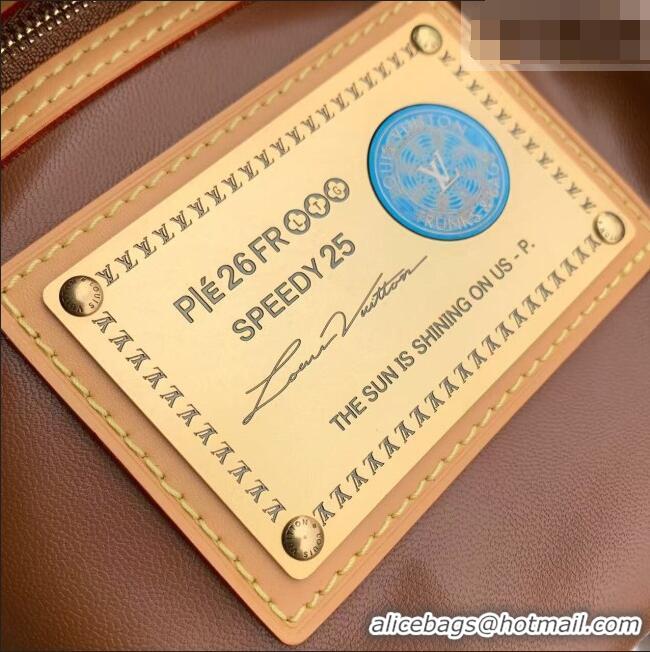 Top Quality Louis Vuitton Speedy P9 Bandoulière 25 Bag in Calf Leather M24443 Purple 2026