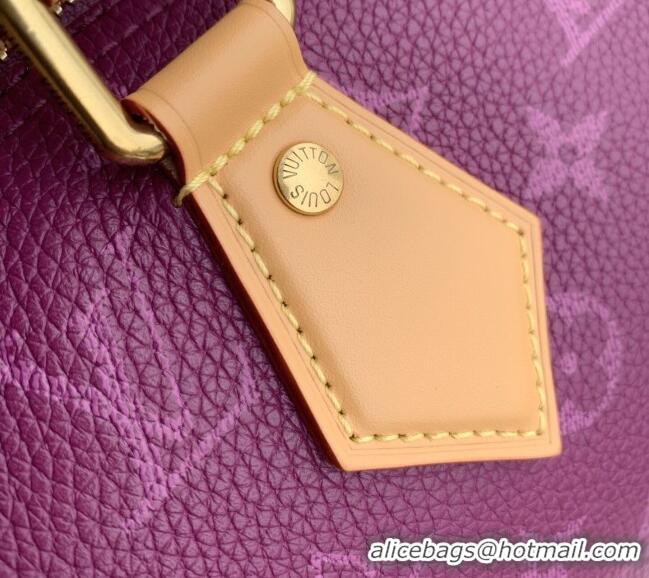 Top Quality Louis Vuitton Speedy P9 Bandoulière 25 Bag in Calf Leather M24443 Purple 2026