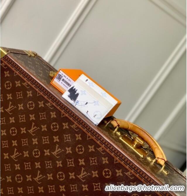 Good Product Louis Vuitton Double Card Holder in Ski White Monogram Canvas M14864 2026
