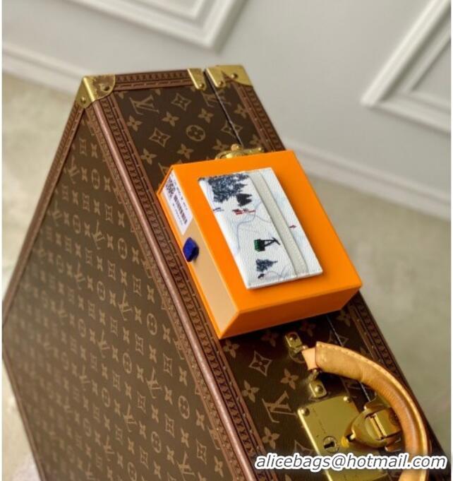 Good Product Louis Vuitton Double Card Holder in Ski White Monogram Canvas M14864 2026