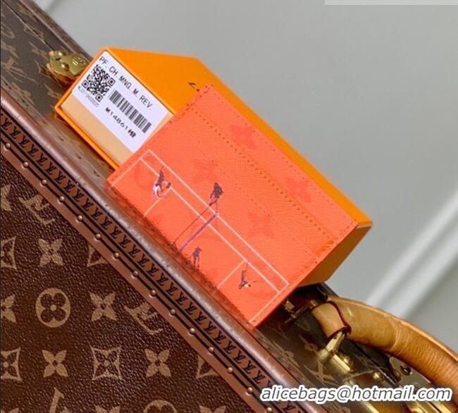 Grade Quality Louis Vuitton Double Card Holder in Orange Monogram Canvas M14861 2026