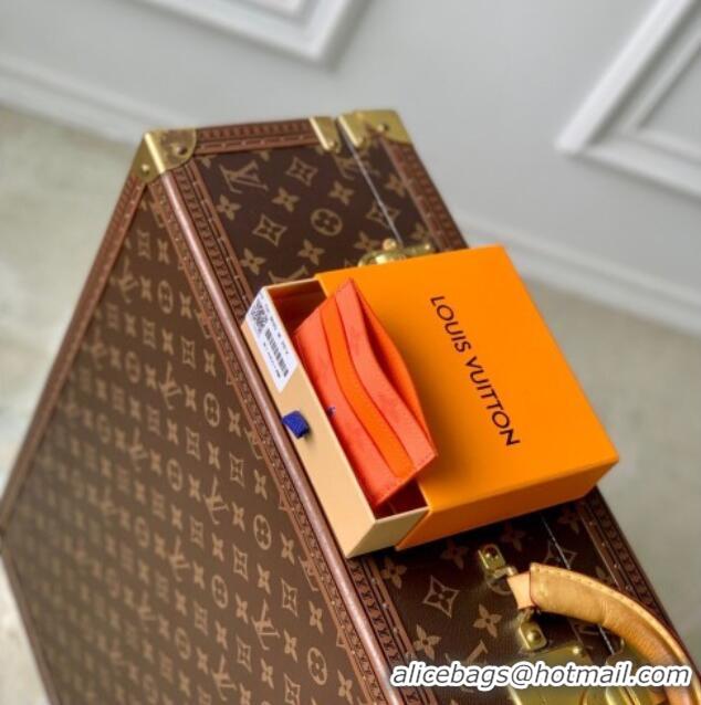 Grade Quality Louis Vuitton Double Card Holder in Orange Monogram Canvas M14861 2026