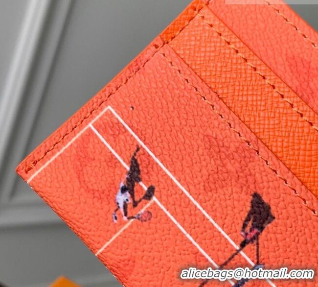 Grade Quality Louis Vuitton Double Card Holder in Orange Monogram Canvas M14861 2026