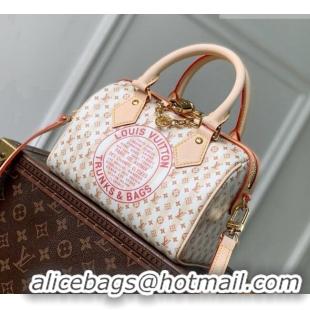 New Design Louis Vuitton Resort Speedy Bandoulière 20 Bag in Nude Rose Canvas M29459 2026