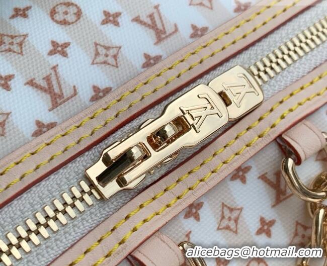 New Design Louis Vuitton Resort Speedy Bandoulière 20 Bag in Nude Rose Canvas M29459 2026
