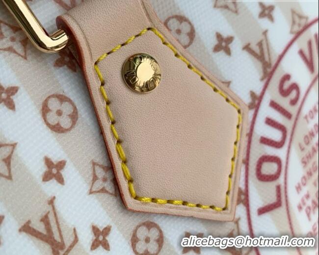 New Design Louis Vuitton Resort Speedy Bandoulière 20 Bag in Nude Rose Canvas M29459 2026