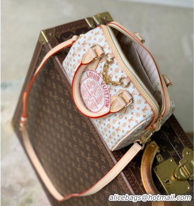 New Design Louis Vuitton Resort Speedy Bandoulière 20 Bag in Nude Rose Canvas M29459 2026