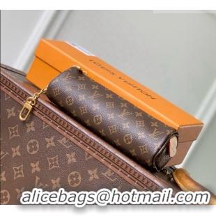 Famous Brand Louis Vuitton Pochette Pencil in Brown Monogram Canvas M28059 2026