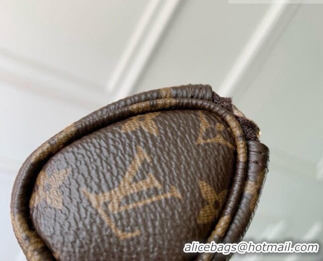 Famous Brand Louis Vuitton Pochette Pencil in Brown Monogram Canvas M28059 2026