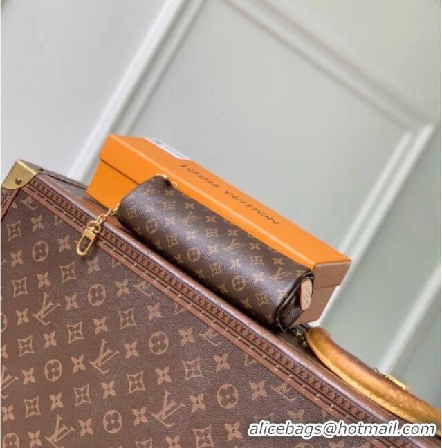Famous Brand Louis Vuitton Pochette Pencil in Brown Monogram Canvas M28059 2026