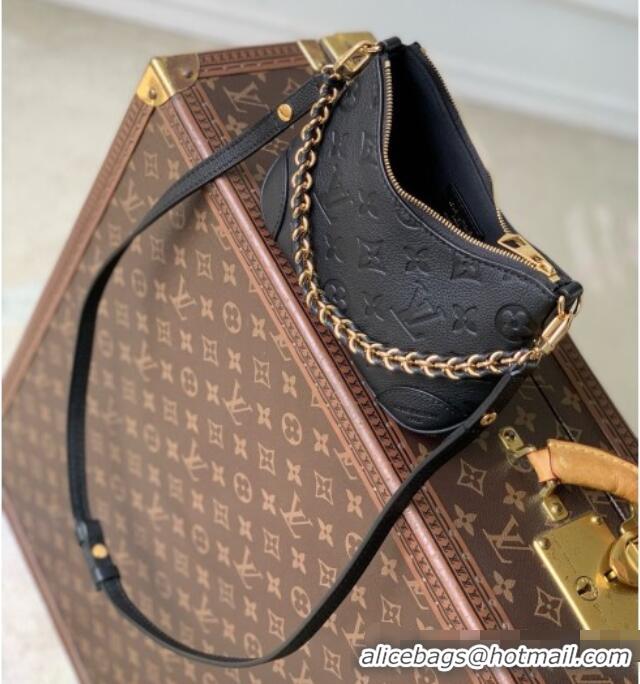 Best Price Louis Vuitton Nano Boulogne Bag in Black Monogram Cowhide Leather M28427 2026