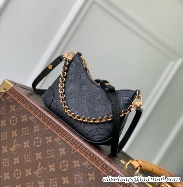 Best Price Louis Vuitton Nano Boulogne Bag in Black Monogram Cowhide Leather M28427 2026