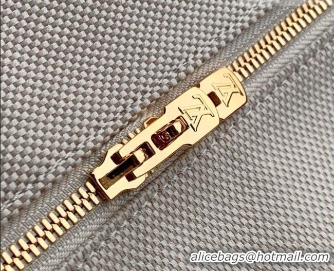 Top Grade Louis Vuitton Voyageur Bag in Lighthouse Red Organic Cotton M28509 2026