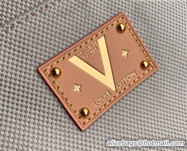 Top Grade Louis Vuitton Voyageur Bag in Lighthouse Red Organic Cotton M28509 2026