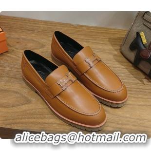 Best Product Hermes Faubourg Loafer in Calfskin H080628 Brown 2026