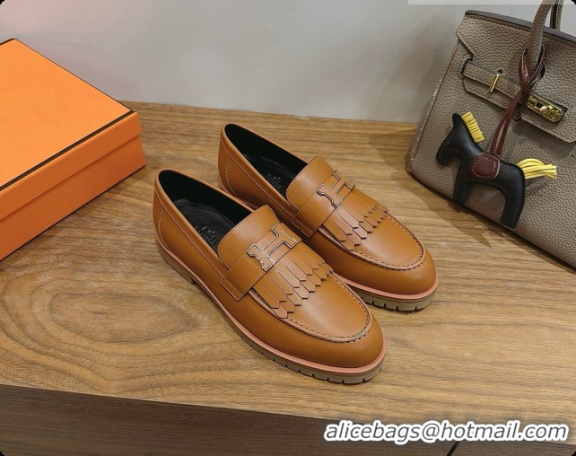 Top Design Hermes Classic Loafer in Calfskin H080633 Brown 2026