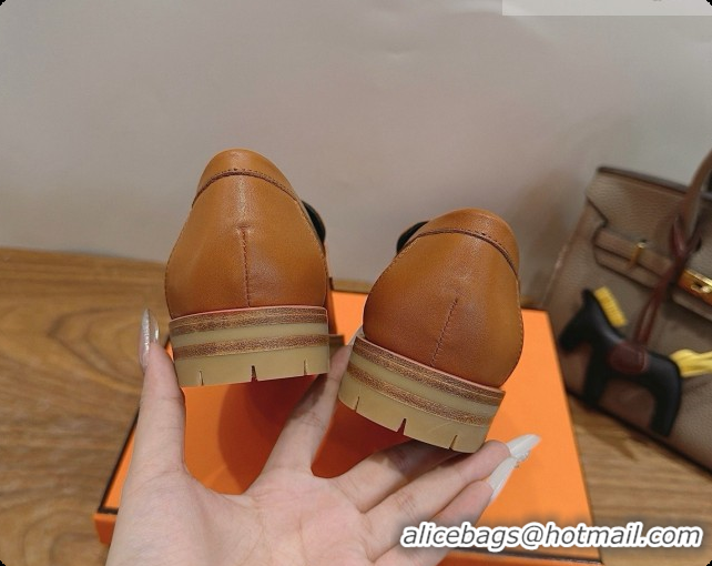 Top Design Hermes Classic Loafer in Calfskin H080633 Brown 2026