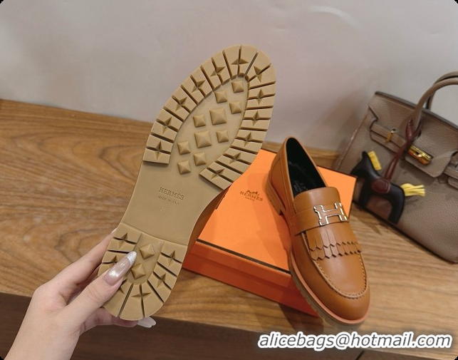 Top Design Hermes Classic Loafer in Calfskin H080633 Brown 2026