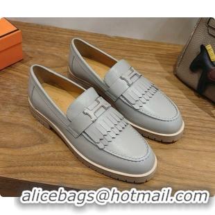 Low Cost Hermes Classic Loafer in Calfskin H080705 Grey 2026