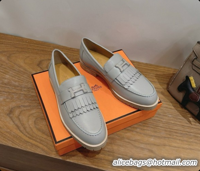 Low Cost Hermes Classic Loafer in Calfskin H080705 Grey 2026