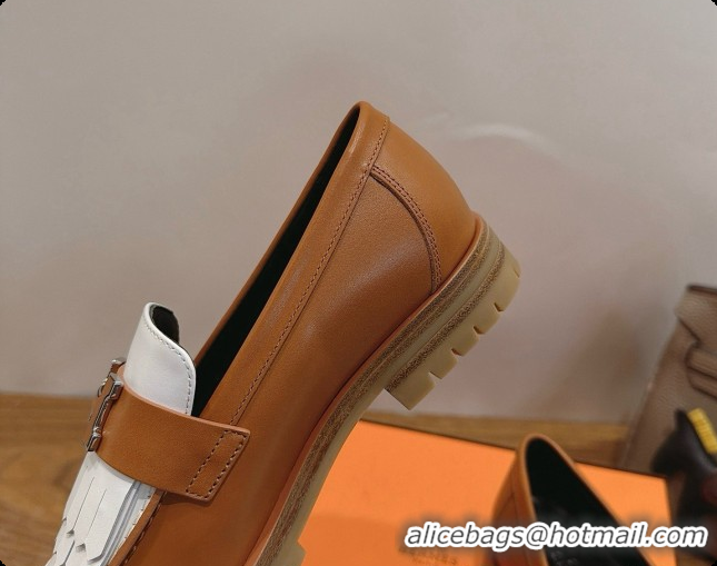 Good Quality Hermes Classic Loafer in Calfskin H080709 Black/Brown 2026