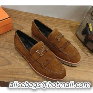 Best Product Hermes Classic Loafer in Suede H080711 Brown 2026
