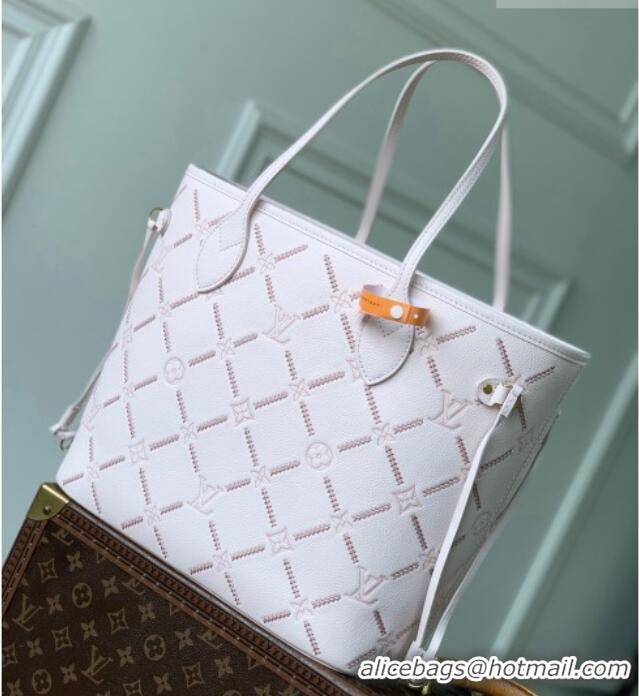 Trendy Design Louis Vuitton Neverfull MM Bag in Monogram Empreinte Leather M28527 Pink 2026