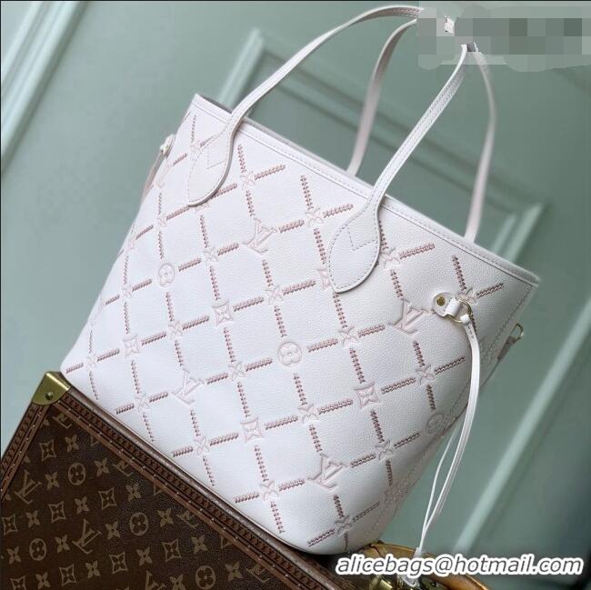 Trendy Design Louis Vuitton Neverfull MM Bag in Monogram Empreinte Leather M28527 Pink 2026