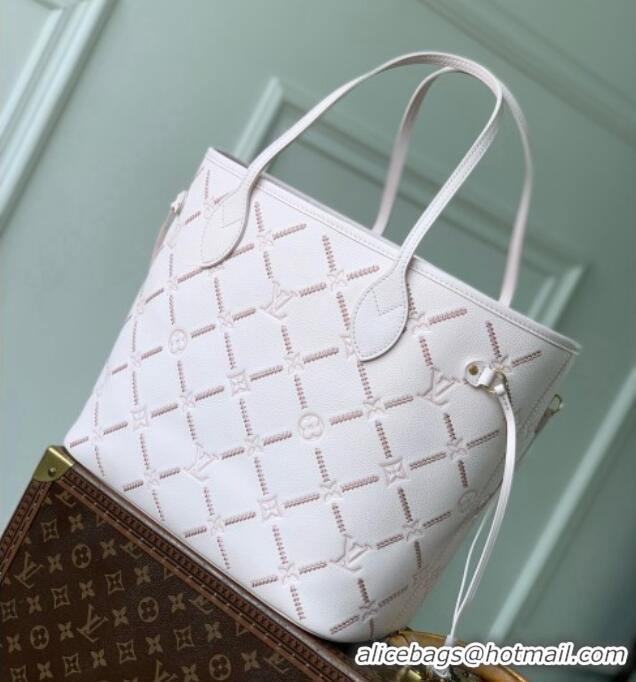 Trendy Design Louis Vuitton Neverfull MM Bag in Monogram Empreinte Leather M28527 Pink 2026