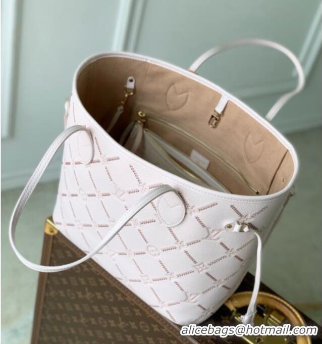 Trendy Design Louis Vuitton Neverfull MM Bag in Monogram Empreinte Leather M28527 Pink 2026