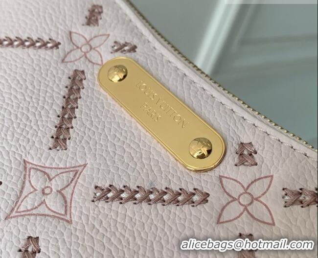 Famous Brand Louis Vuitton Pochette Liv Bag in Light Bliss Couture Leather M29495 Pink 2026
