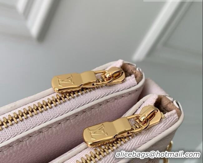 Famous Brand Louis Vuitton Pochette Liv Bag in Light Bliss Couture Leather M29495 Pink 2026