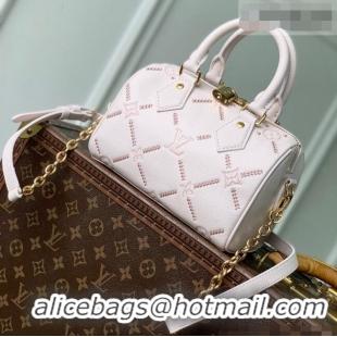 Promotional Louis Vuitton Speedy Bandouliere 20 Bag in Light Bliss Couture Leather M28529 Pink 2026