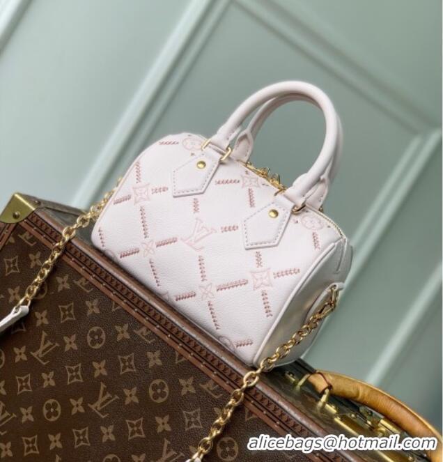 Promotional Louis Vuitton Speedy Bandouliere 20 Bag in Light Bliss Couture Leather M28529 Pink 2026