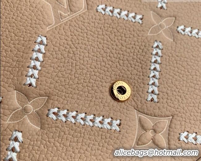 Super Quality Louis Vuitton Pochette Félicie Bag in Hazelnut Couture Leather M29482 2026